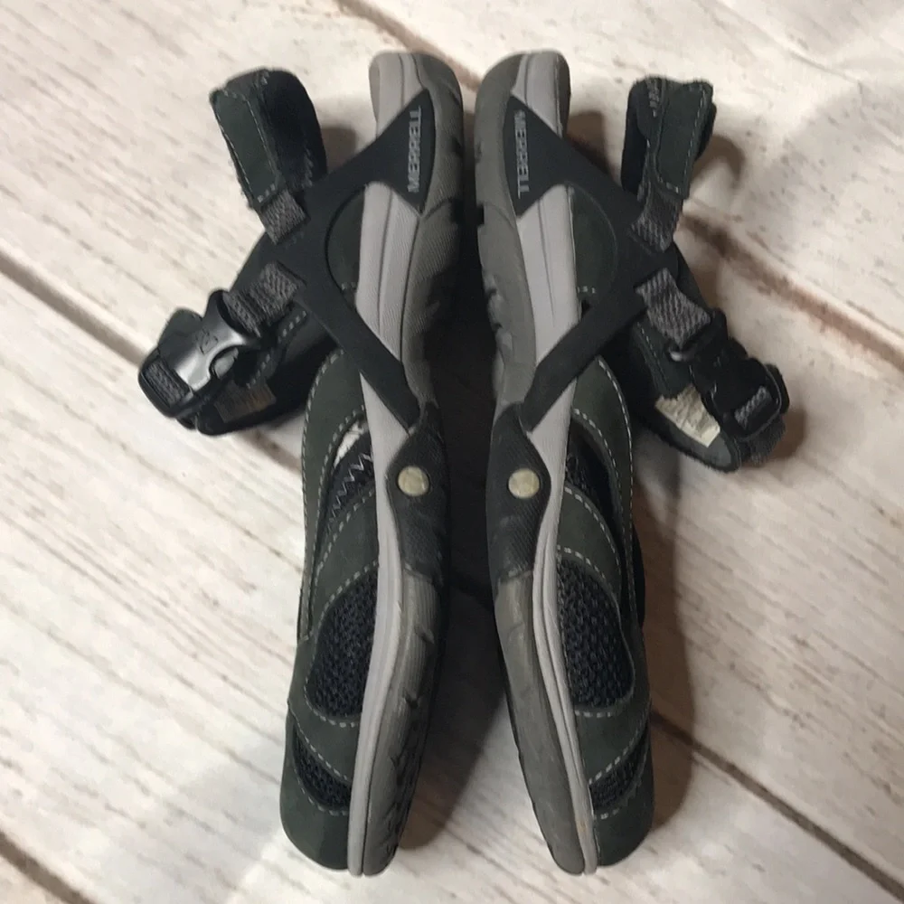 Merrell Azura Black Closed Toe Slingback Water Shoes Sandals Woman’s Size 7 - Picture 3 of 14